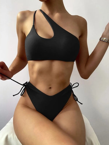 Dame justerbar bøjlefri bikini top og underdel sæt Stilla