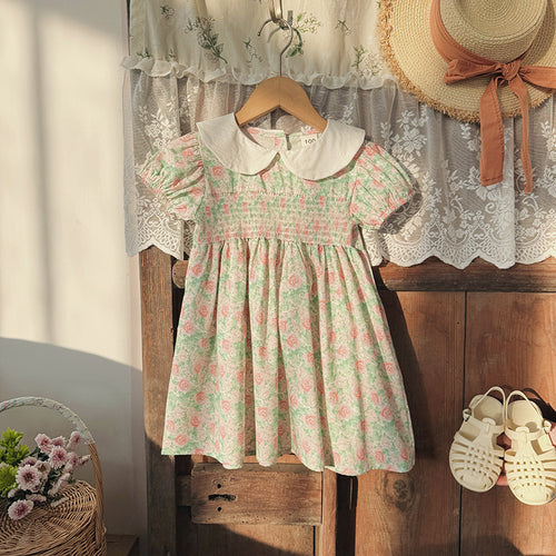 Femme Vintage Floral Kjole Stilla