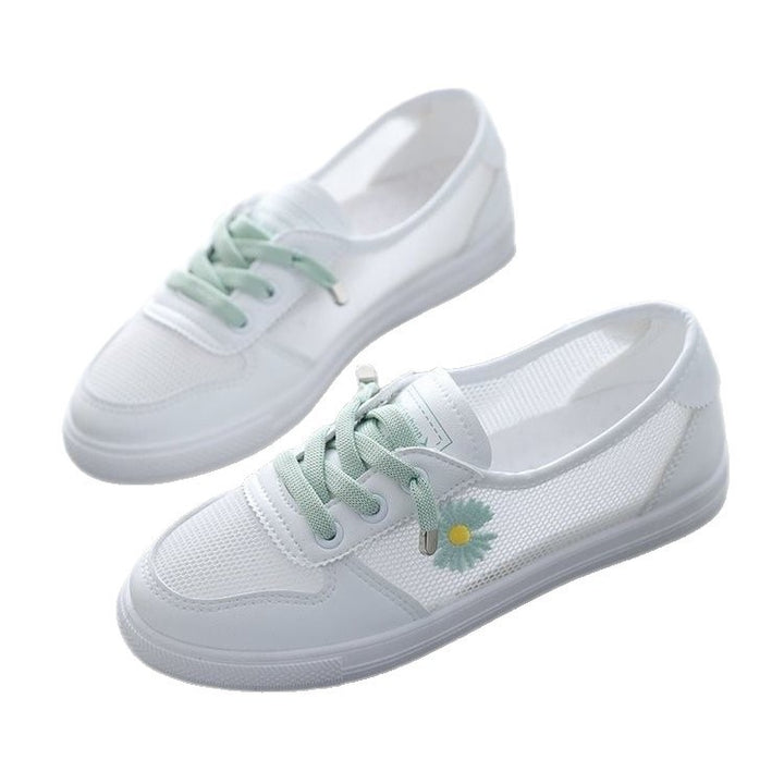 Dame Sportsko med åndbart netoverflade og legende blomsterdesign Stilla