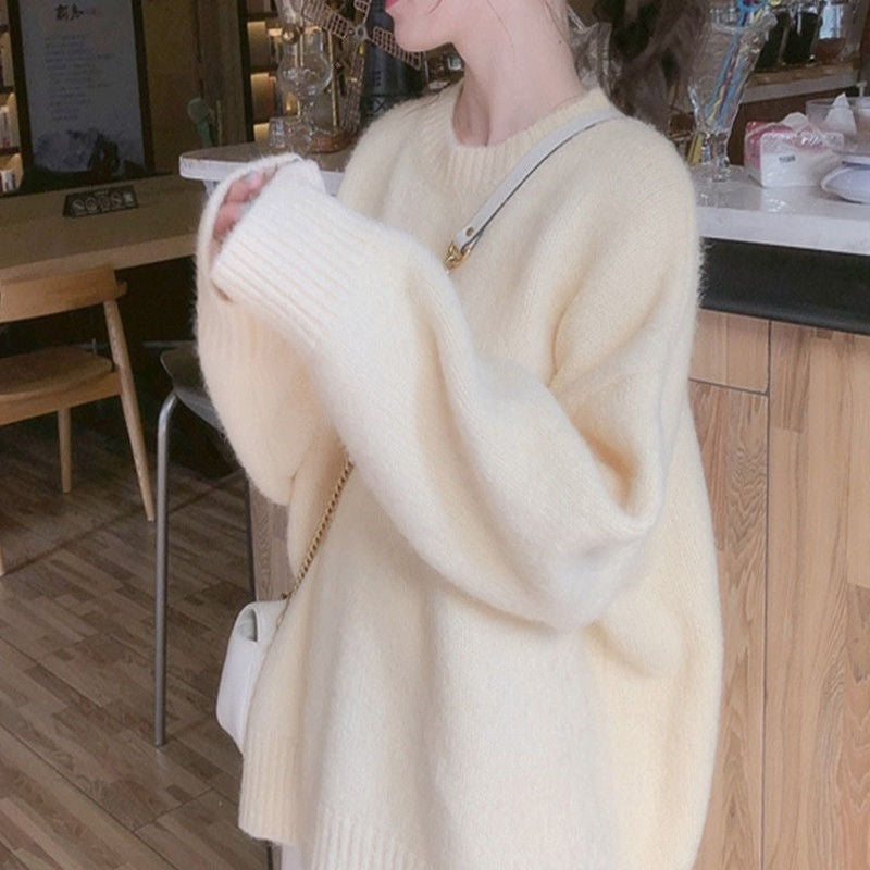 Kvindernes oversized sweater i en afslappet stil med behageligt blødt materiale Stilla