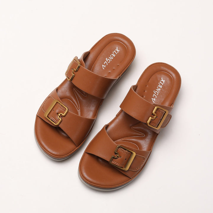 Dame Komfortable Sandaler med elegant Remlukning Stilla