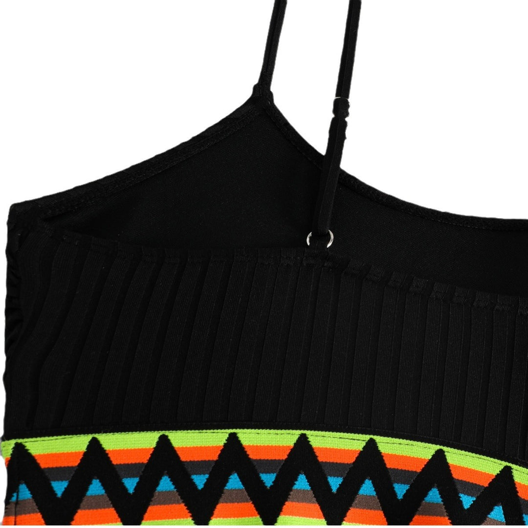 Dame Bikinisæt med trendy ribdesign og farverige accenter Stilla