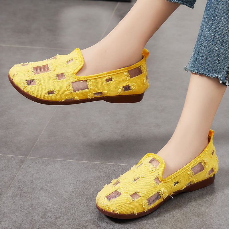 Dame Komfortable Slip-On Fritidsko med fashionable design Stilla