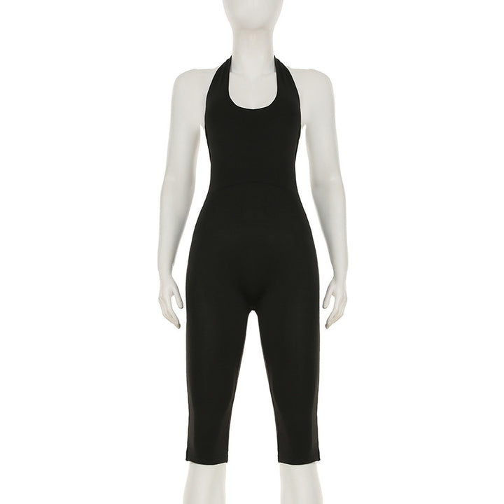 Dame kropsnær jumpsuit med dyb rygudskæring og rent design Skovae