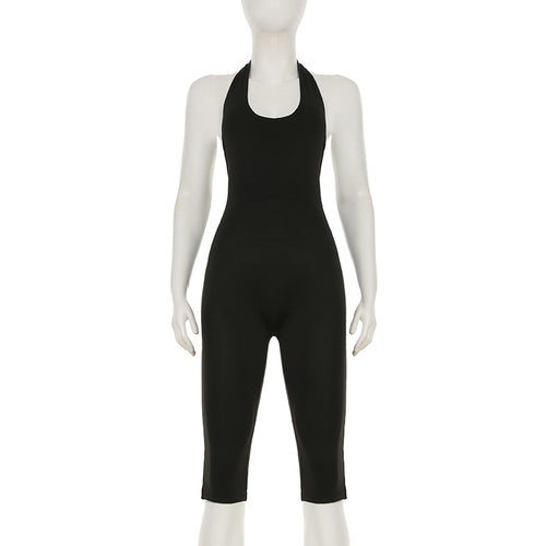 Dame kropsnær jumpsuit med dyb rygudskæring og rent design Skovae