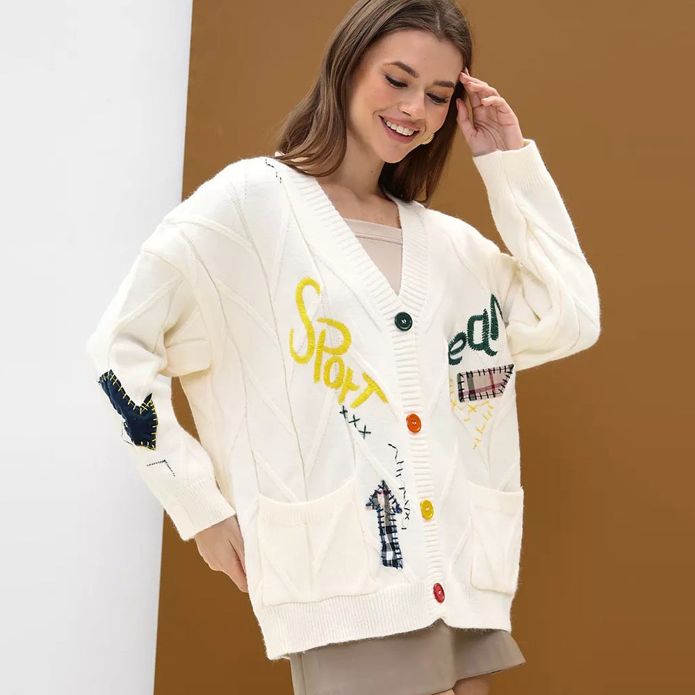 Femme Artistic Overdimensioneret Strikcardigan Stilla