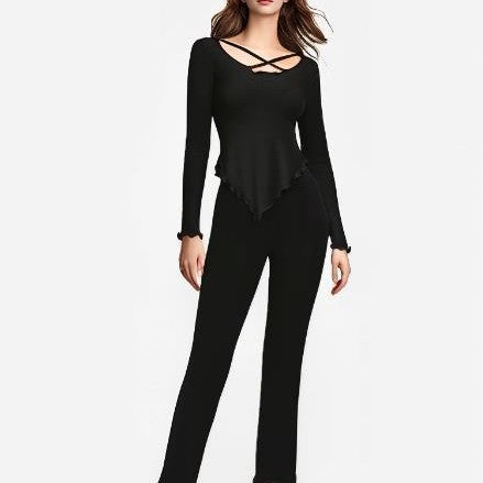 Dame Elegant og komfortabelt to-delt outfit Stilla
