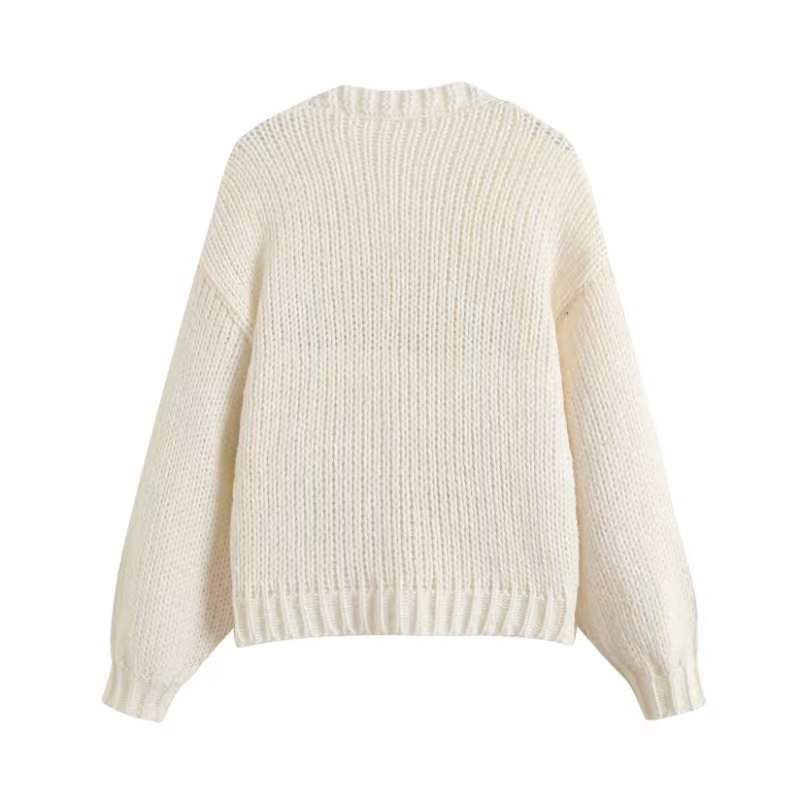 Femme Besticket Jordbær-Button-Up-Cardigan Stilla