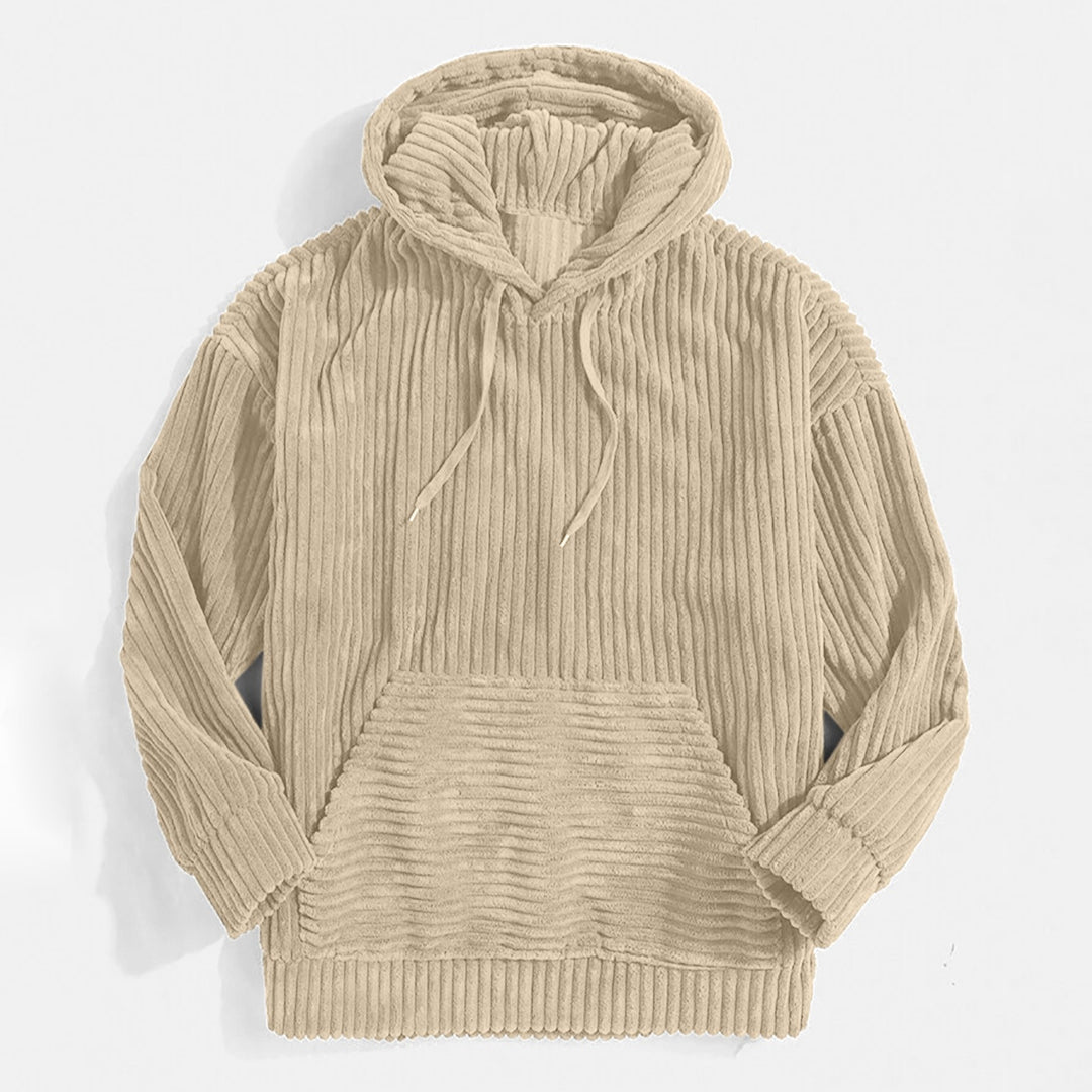 Kvindernes hyggelige hoodie i moderne ribdesign Stilla
