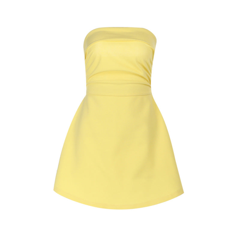 Dame elegant og luftig sommerkjole Skovae