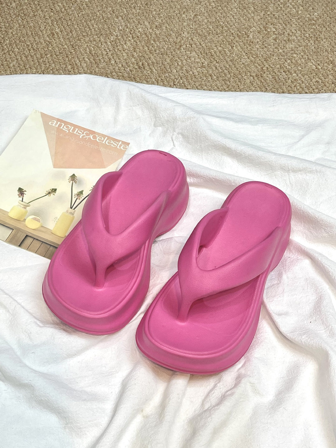 Dame Komfortable Flip-Flops med ergonomisk sål og skridsikkert design Stilla