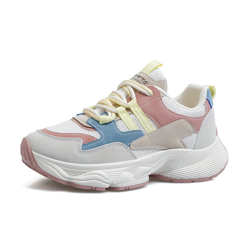 Dame Sporty Chunky Sneakers med innovativ dæmpning og åndbart mesh-overflade Stilla