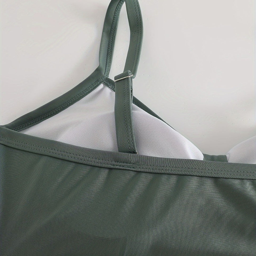 Dame Sporty bikini sæt med innovativt ruffledesign Skovae
