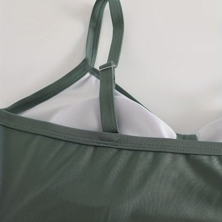 Dame Sporty bikini sæt med innovativt ruffledesign Skovae
