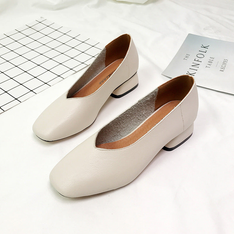 Dame komfortable Ballerinas med elegant hælform Stilla
