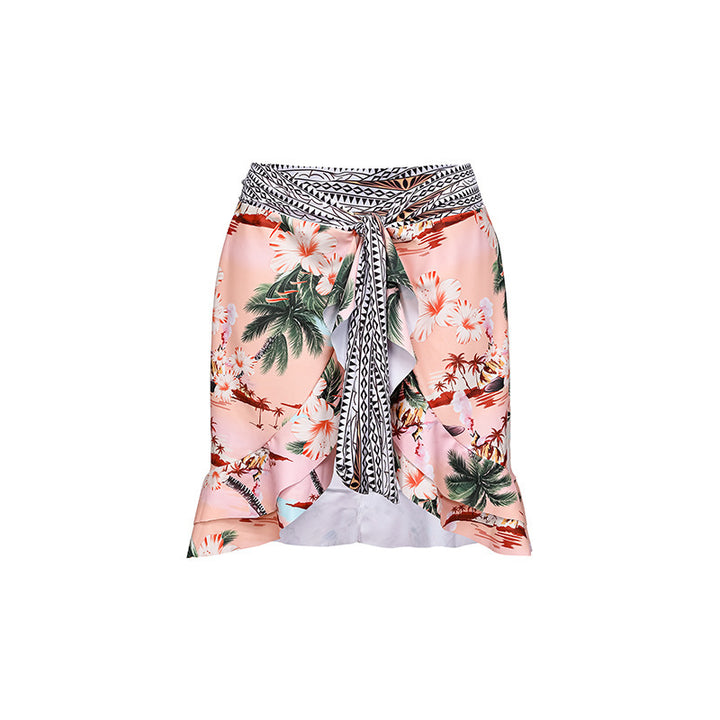 Dame Bikiniset med kvalitets blomsterprint og justerbare stropper Skovae