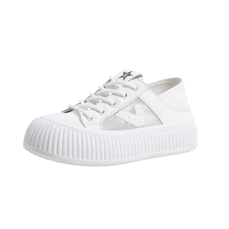 Dame Åndbare Sneakers med futuristisk Mesh-overflade og stabil sål Stilla