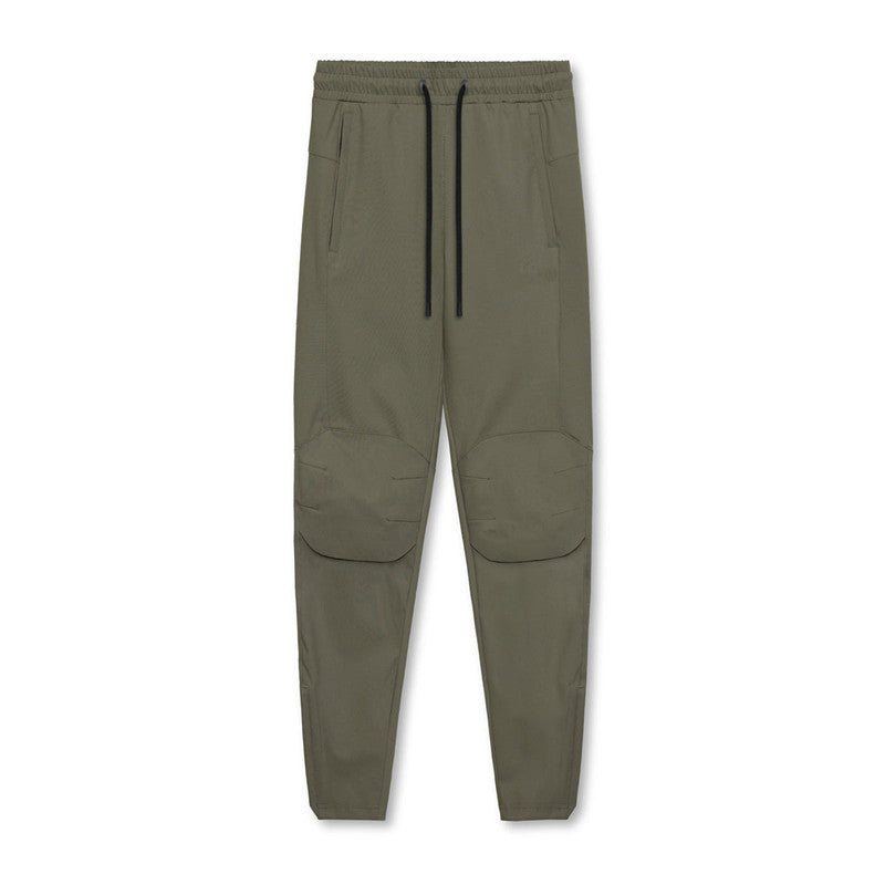 Herrer Sportive Cargo-Joggpants med praktiske lynlåslommer og elastisk talje Stilla