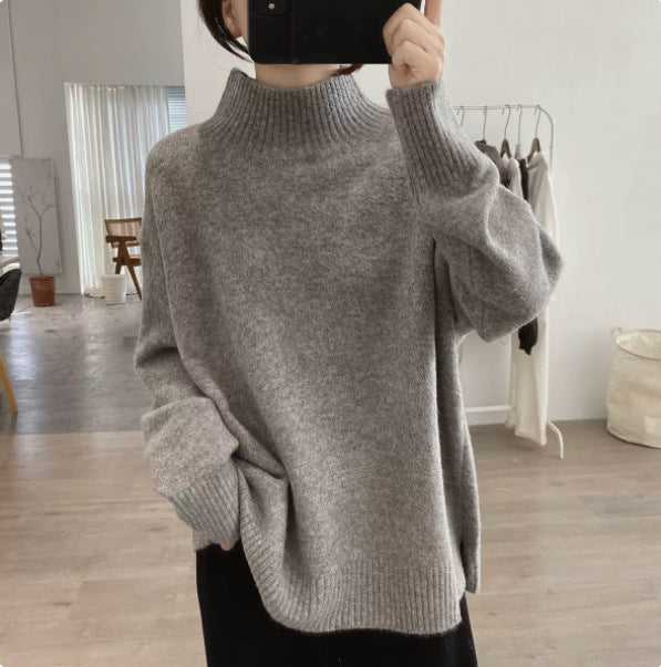 Femme Chunky Strik Højkrave sweater Stilla