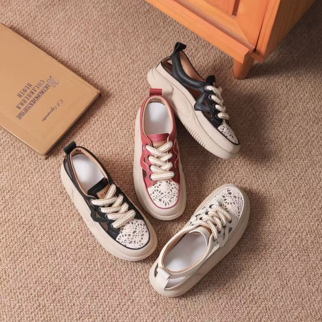 Dame Sneakers med luftig tå og behagelig sål Stilla