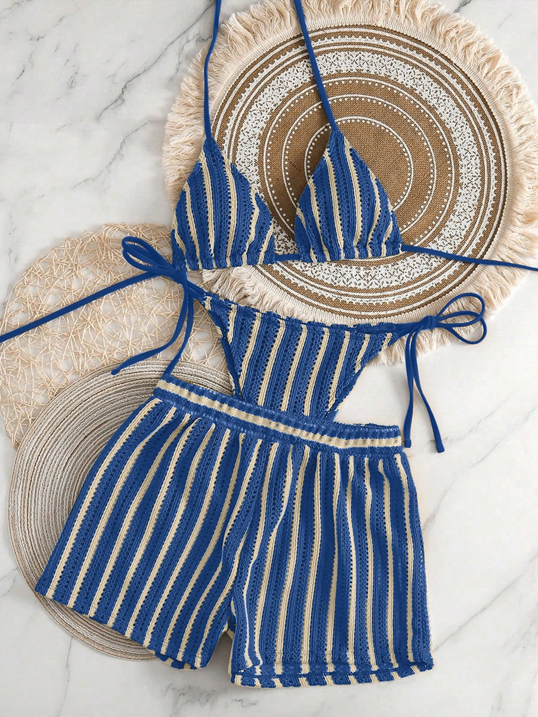 Dame To-delt Strandoutfit Skovae