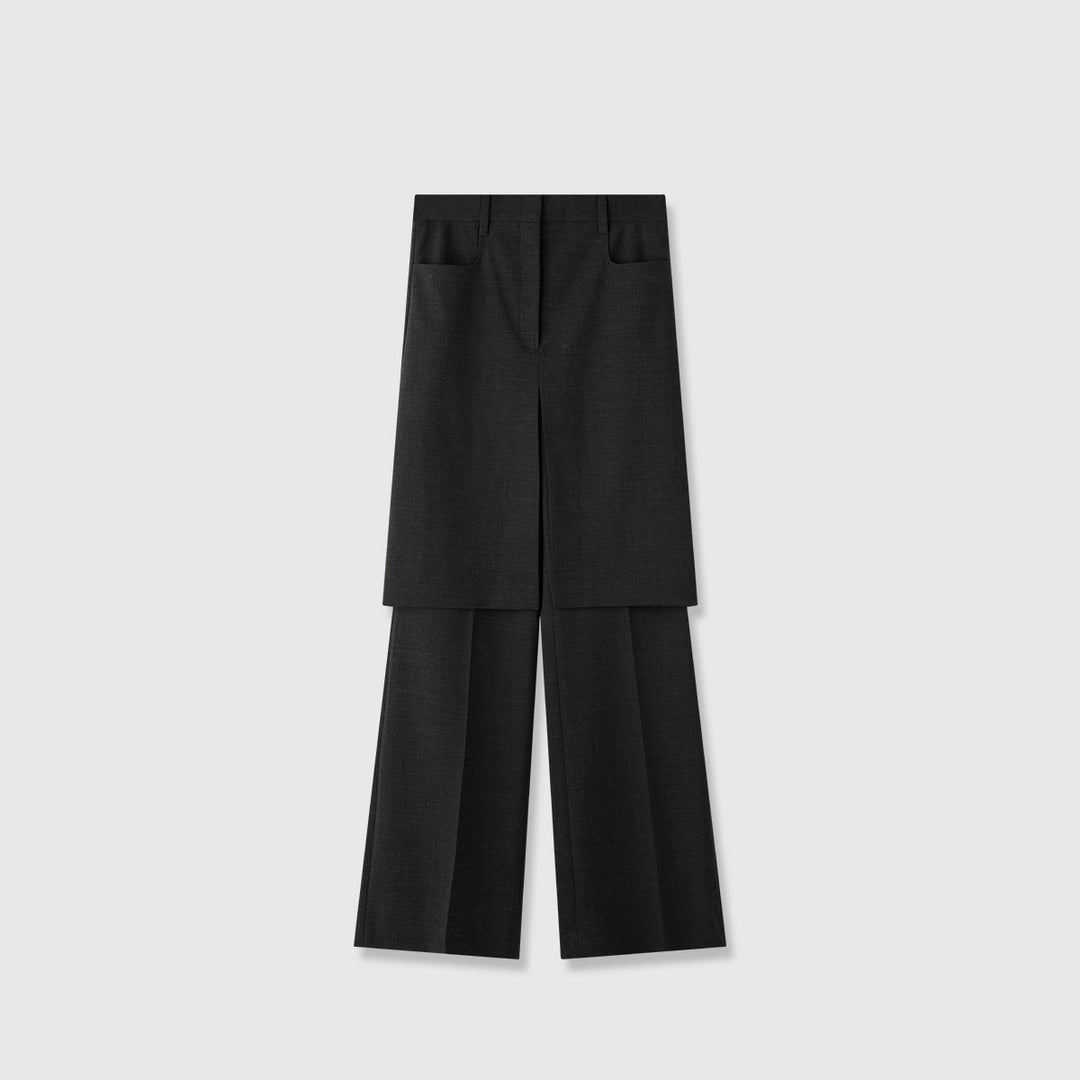 Dame Mode Culotte lavet af høj kvalitet stof med elegant plissé Stilla