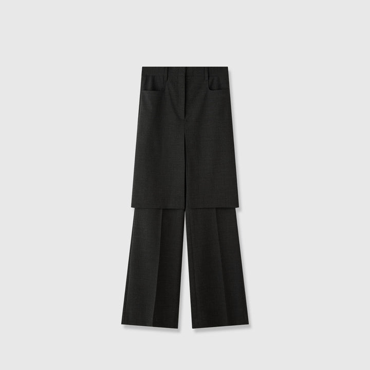 Dame Mode Culotte lavet af høj kvalitet stof med elegant plissé Stilla
