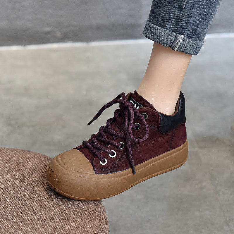 Dame High-Top Sneakers med robust ruskind og skridsikker Gummisål Stilla