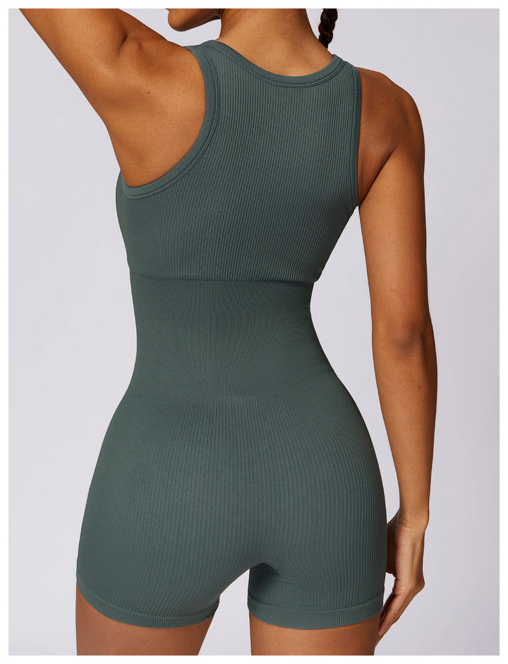 Stilla | Elastic Seamless Tight Yoga Jumpsuit Belly Contracting, Hip Lifting Fitness Jumpsuit Til Kvinder