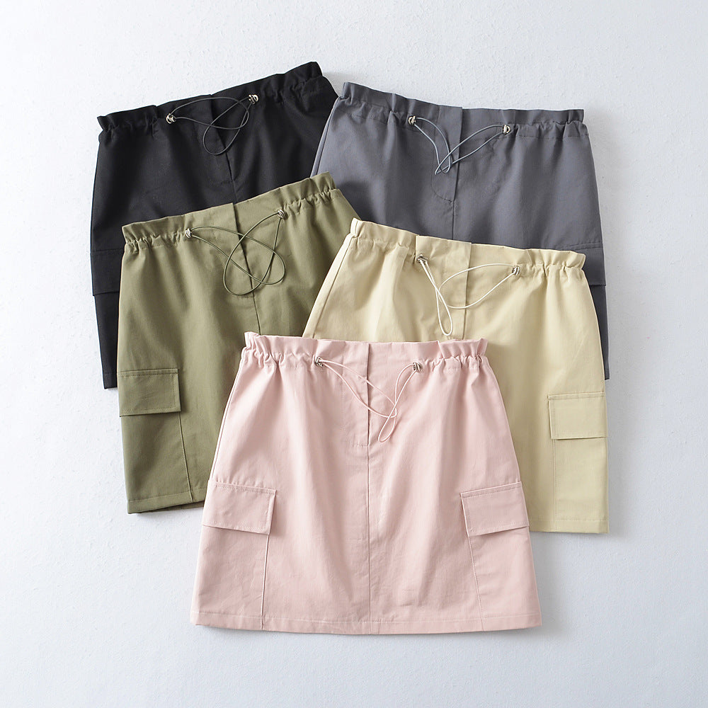 Dame fritidsshorts med praktiske lommer og fleksibel talje Stilla