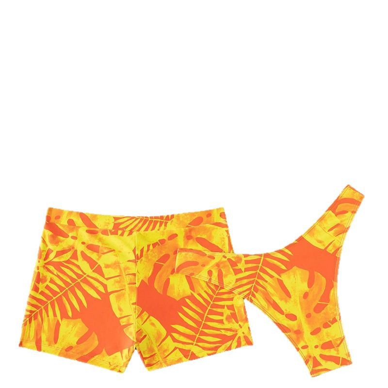 Dame Bikini-sæt med trendy palme-design Stilla