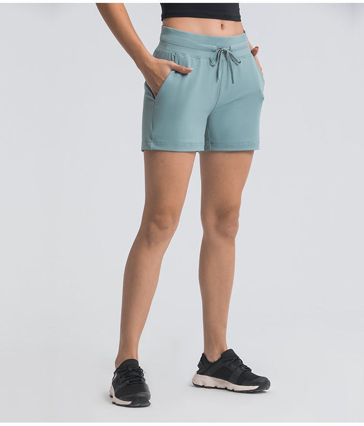 Stilla | Talje Yoga Shorts Til Kvinder