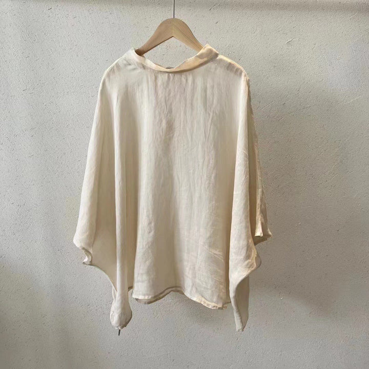 Femme Relaxed Fit High-Low Tunika Bluse Stilla