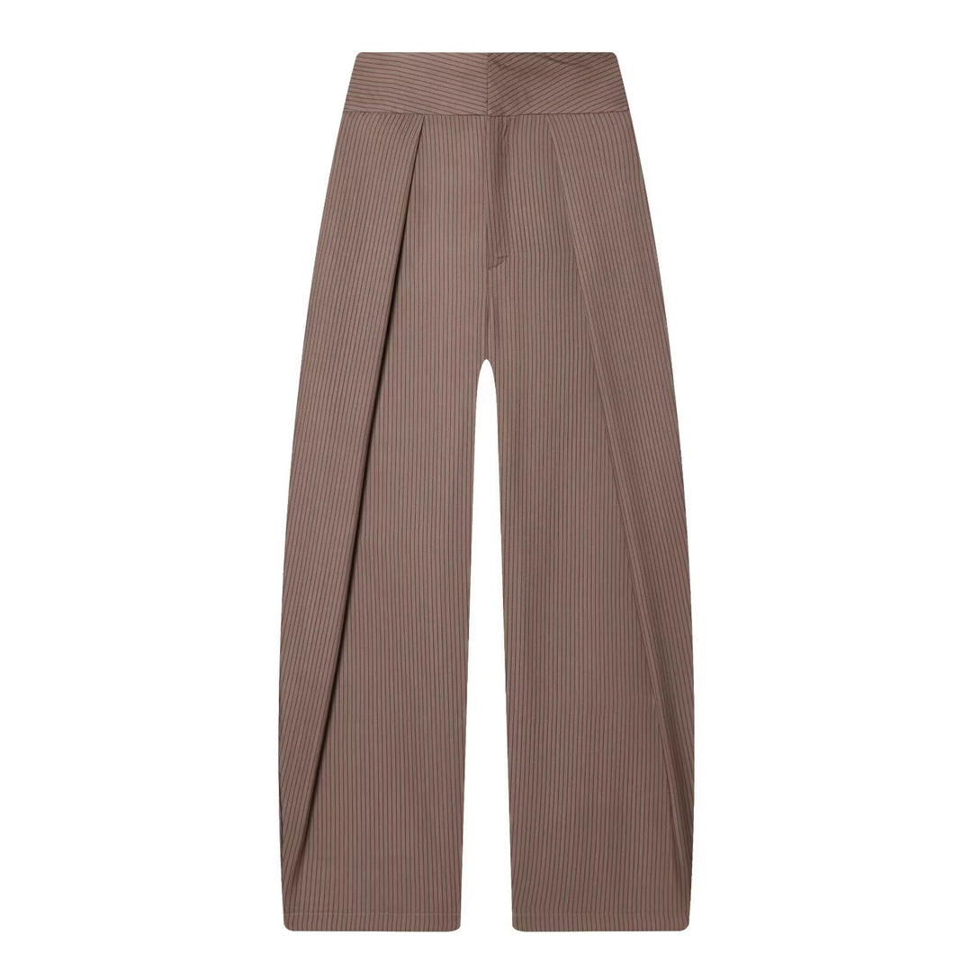 Dame elegant bred bukser med fine folder Skovae