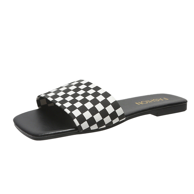 Dame Slide-sandaler med elegant leopardmønster og komfortabelt fodbed Stilla