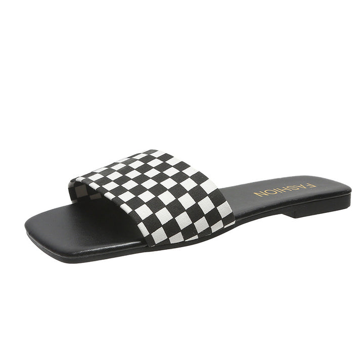 Dame Slide-sandaler med elegant leopardmønster og komfortabelt fodbed Stilla