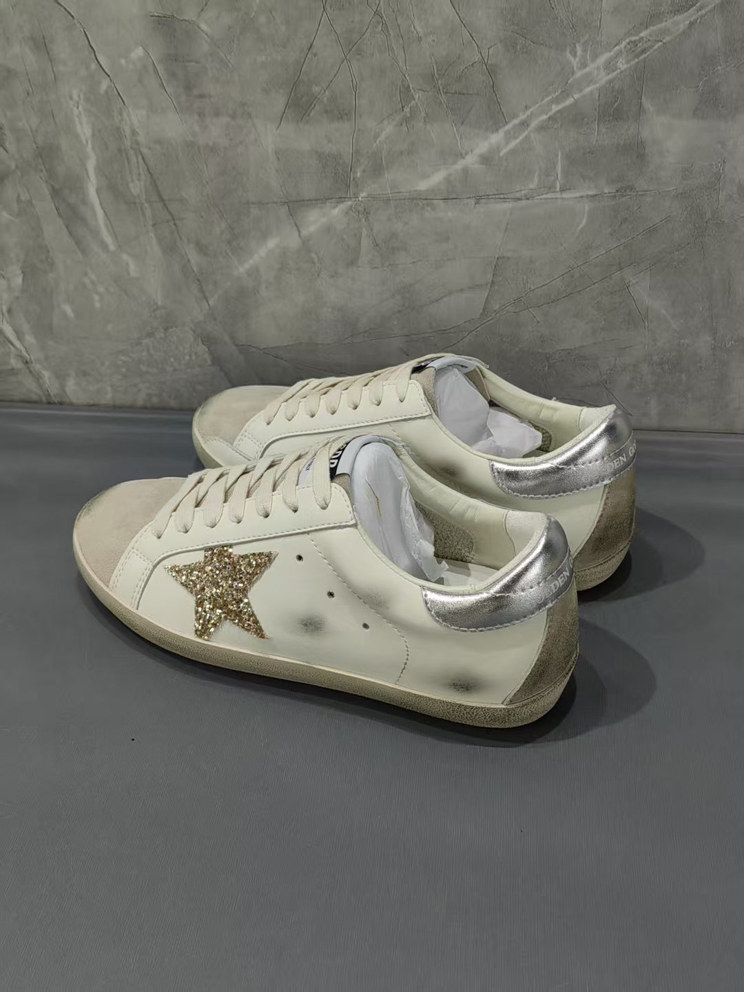 Mænds fritids læder sneakers Stilla
