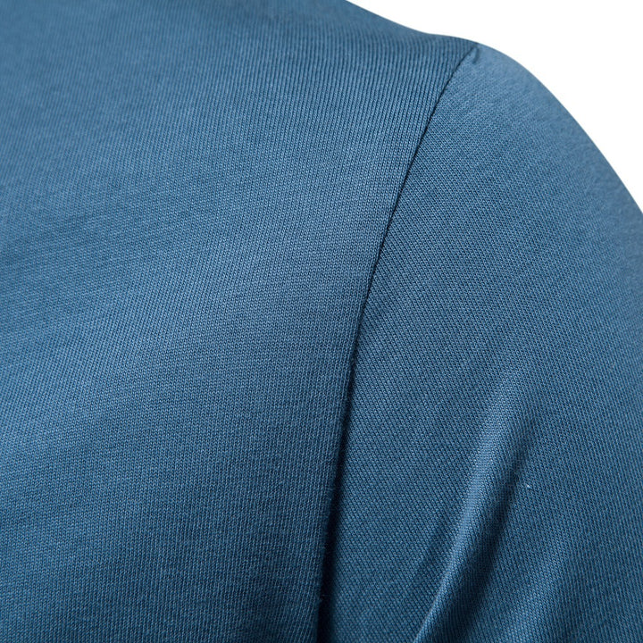 Herrer Poloshirt med moderne ståkrave og kvalitetslynlås Stilla
