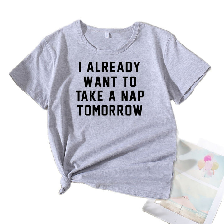 Dame Behageligt Citat T-Shirt Stilla