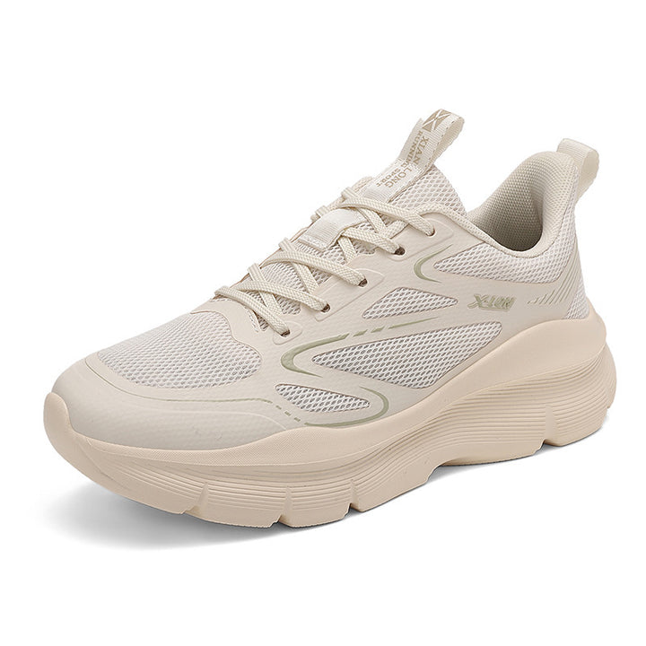 Dame nan modische Volumen-sneaker med åndbart mesh, forstærkende overlays og ekstra dæmpet kilebund Skovae