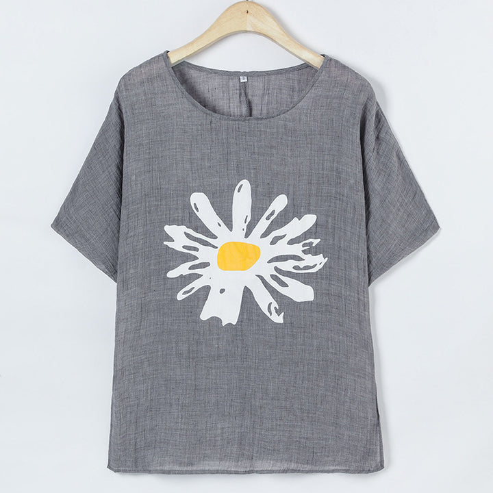 Dame Casual Grafik T-shirt Stilla