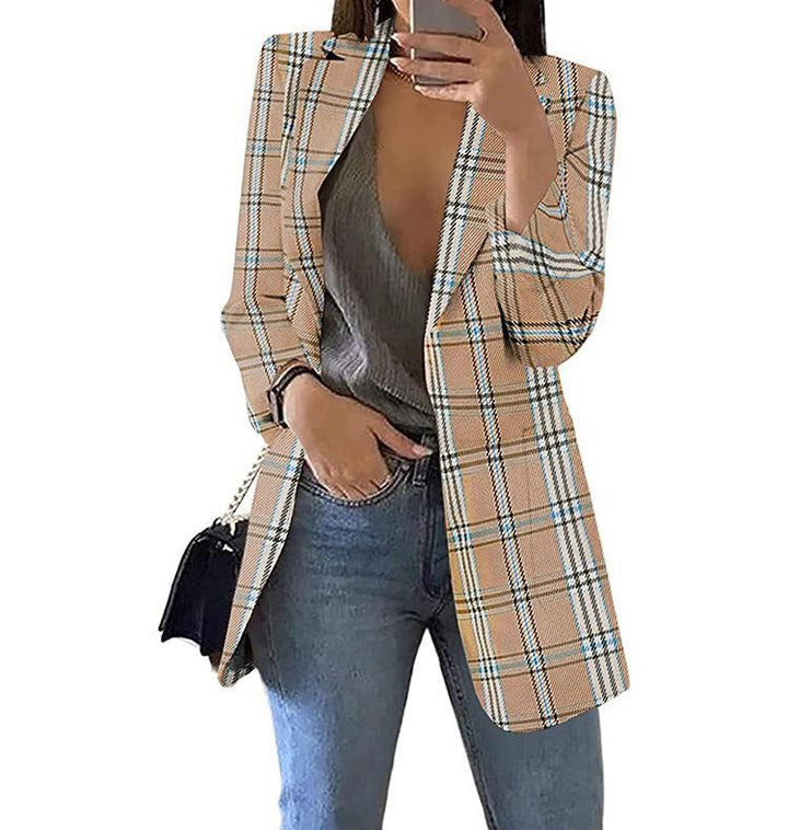 Dame ternet blazer med moderne snit Stilla