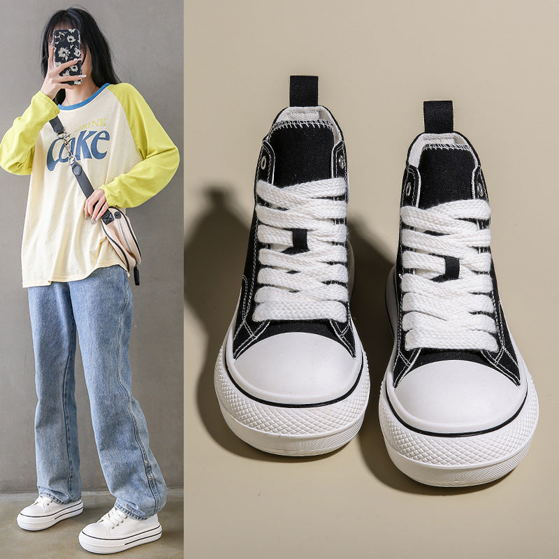 Dame Hochtop Sneakers med tyk platform og moderne design Stilla