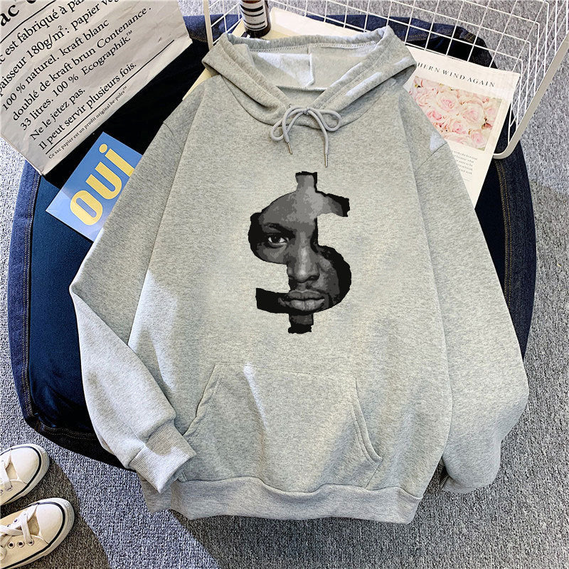 Kvindernes hoodie med markant grafisk print Skovae