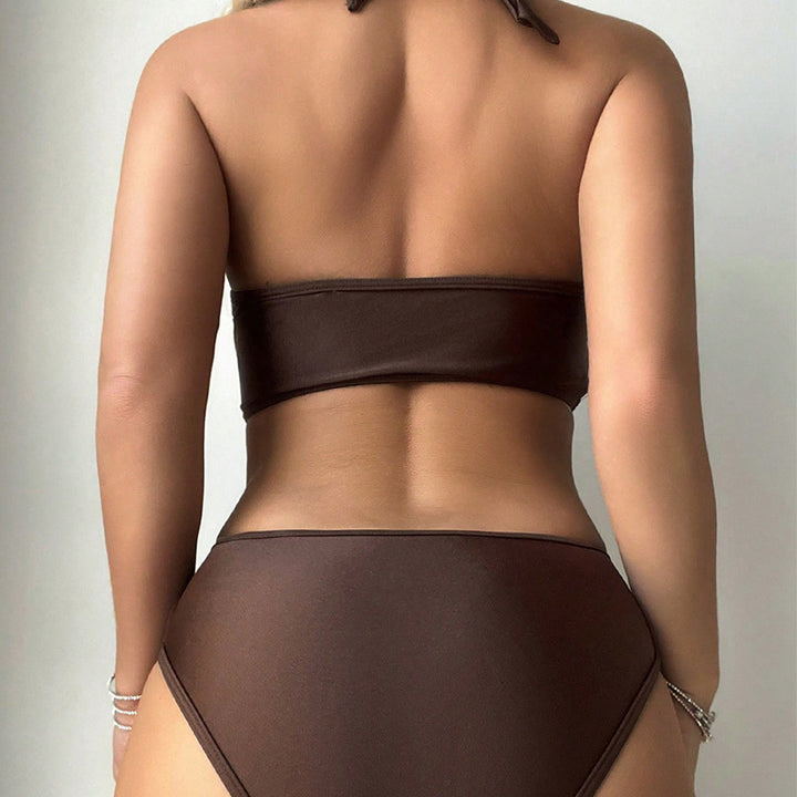 Dame one-piece badedragt med innovativt snit og sexet cut-out-design Skovae