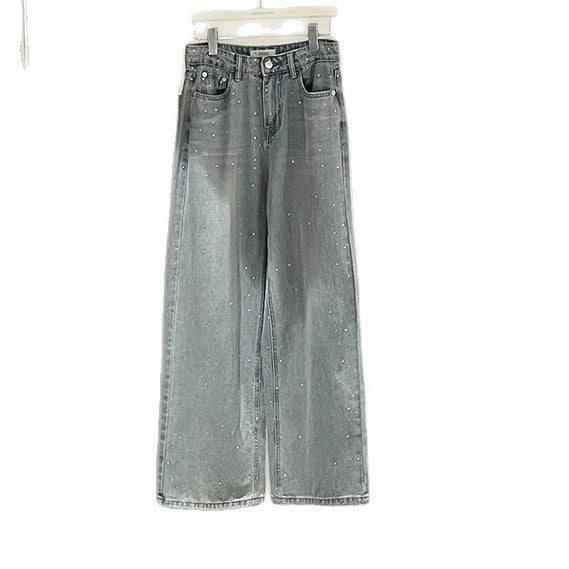 Damebukser med løs pasform og trendy distressed design Stilla