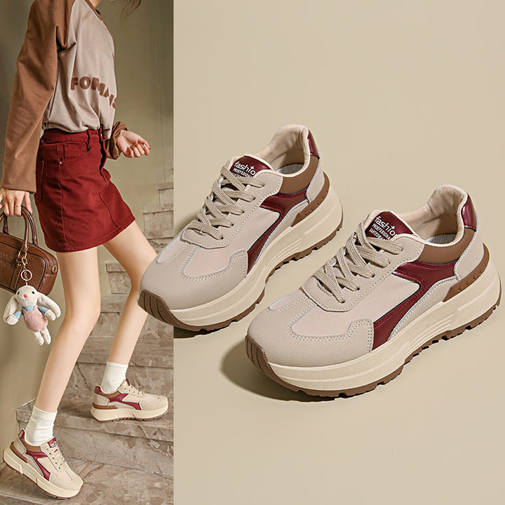 Dame Trendy Chunky Sneakers med innovativ dæmpningsteknologi og åndbar konstruktion Stilla