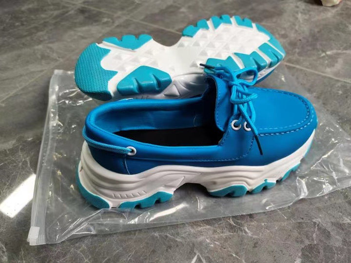 Dame Sporty Komfort-Sneakers med stabil gummisål og åndbart overmateriale Stilla