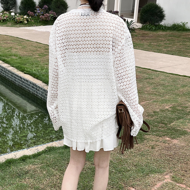 Damer elegant og luftig bluse med struktur Stilla