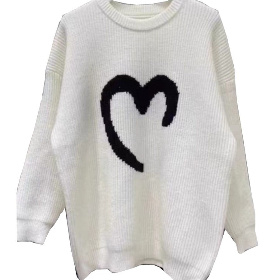 Kvinders oversized sweater med tekstureret kabelmønster Stilla
